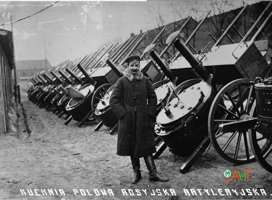 360507 Kuchnia Polowa artyleryjska. Wykonawca: H. Cegielski Rok: 1934 r. Nota: Widok