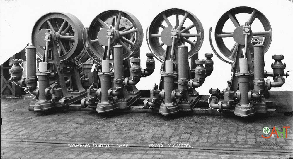 580506 Pompa robocza podwójna Wykonawca: Borman Szwede Rok: przed 1936