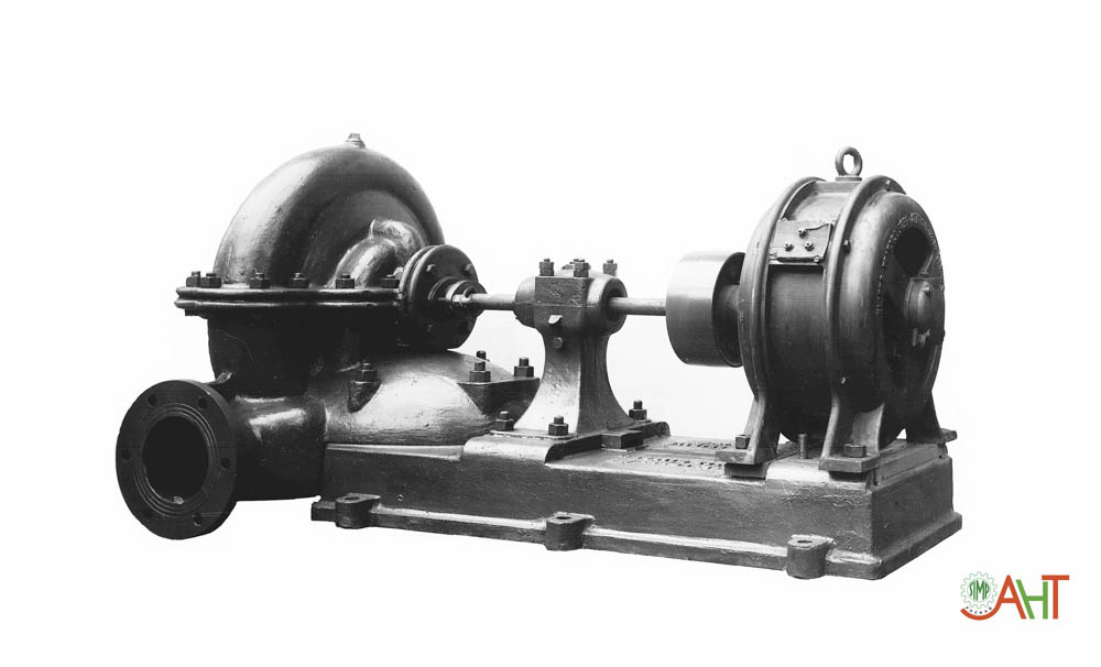 581501 Pompa odśrodkowa sprzęgnięta z silnikiem elektrycznym Wykonawca: Borman Szwede Rok: przed 1936